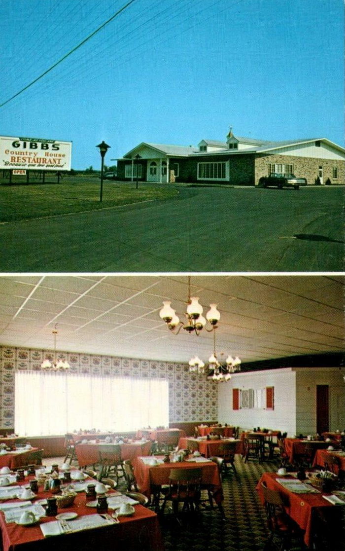 Gibbs Country House Restaurant - Vintage Postcard (newer photo)